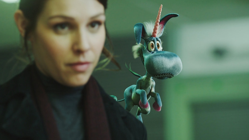 Lili Mirojnick as Detective Meredith McCarthy in Happy! (Photo: Syfy)